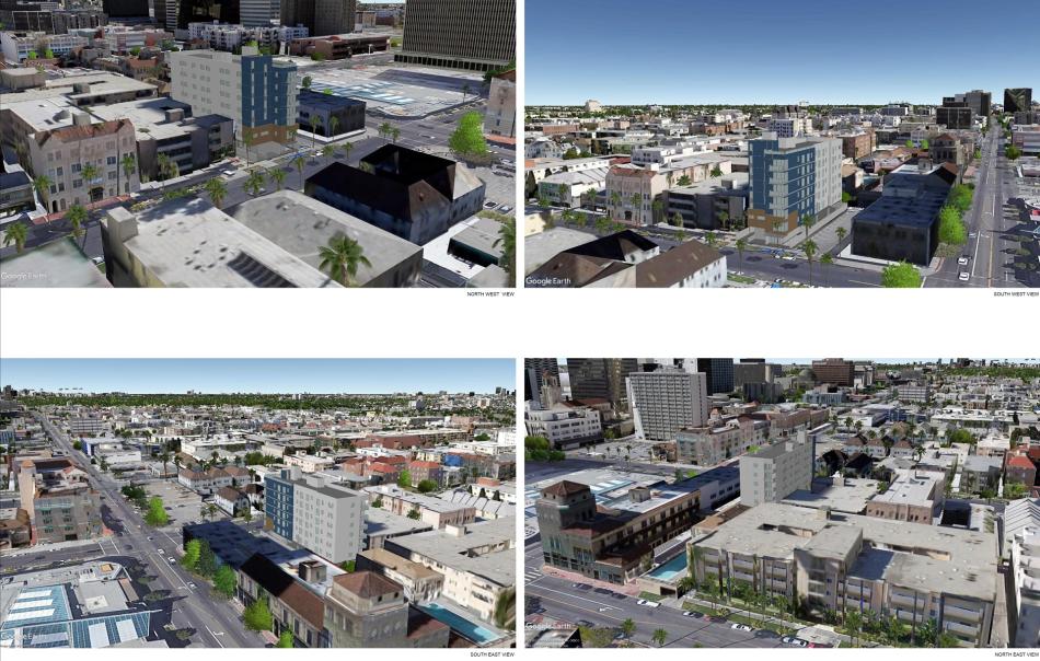 Sevenstory, 30unit apartment building set for 544 S Mariposa Avenue